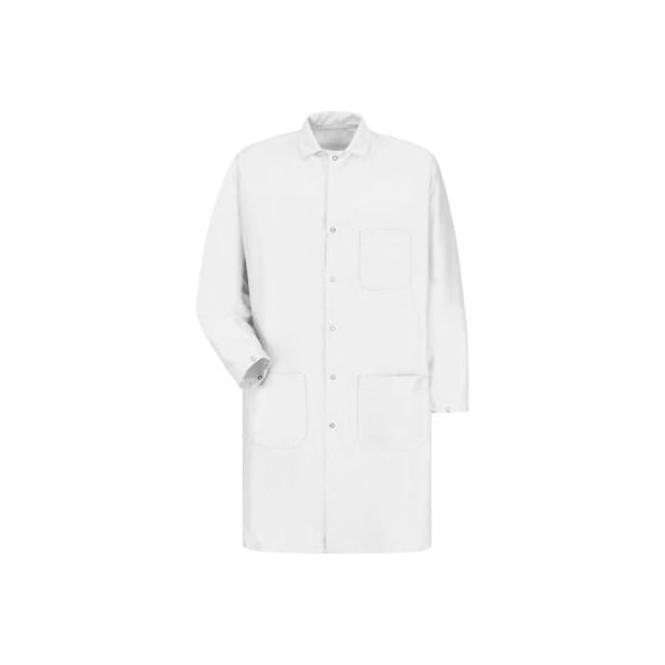 Vf Imagewear Red Kap Unisex ESD/Anti-Static Tech Coat, White, Polyester/Nylon, 3XL KK28WHRG3XL - main